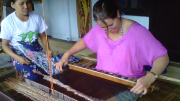 Hand weaving